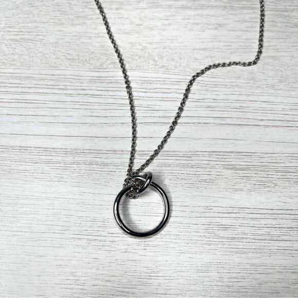 Celine silver knot necklace - preowned - Picture 2 of 6